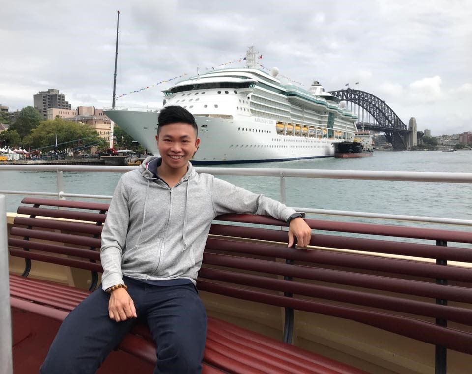 Lê Quang Hiệu trong một chuyến công tác tại Sydney.
