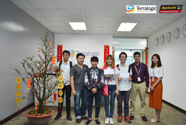 Sinh viên Aptech tham quan và trải nghiệm tại công ty Terralogic